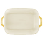 STAUB Ceramique Rectangular Baking Dish Set Citron 3 Piece-1