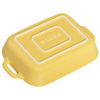 STAUB Ceramique Rectangular Baking Dish Set Citron 3 Piece-3
