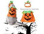 Pet Pumpkin Leaf Costume - Creative Halloween Cat Cosplay Clothing-5