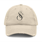 Khaki | Distressed Baseball Hat