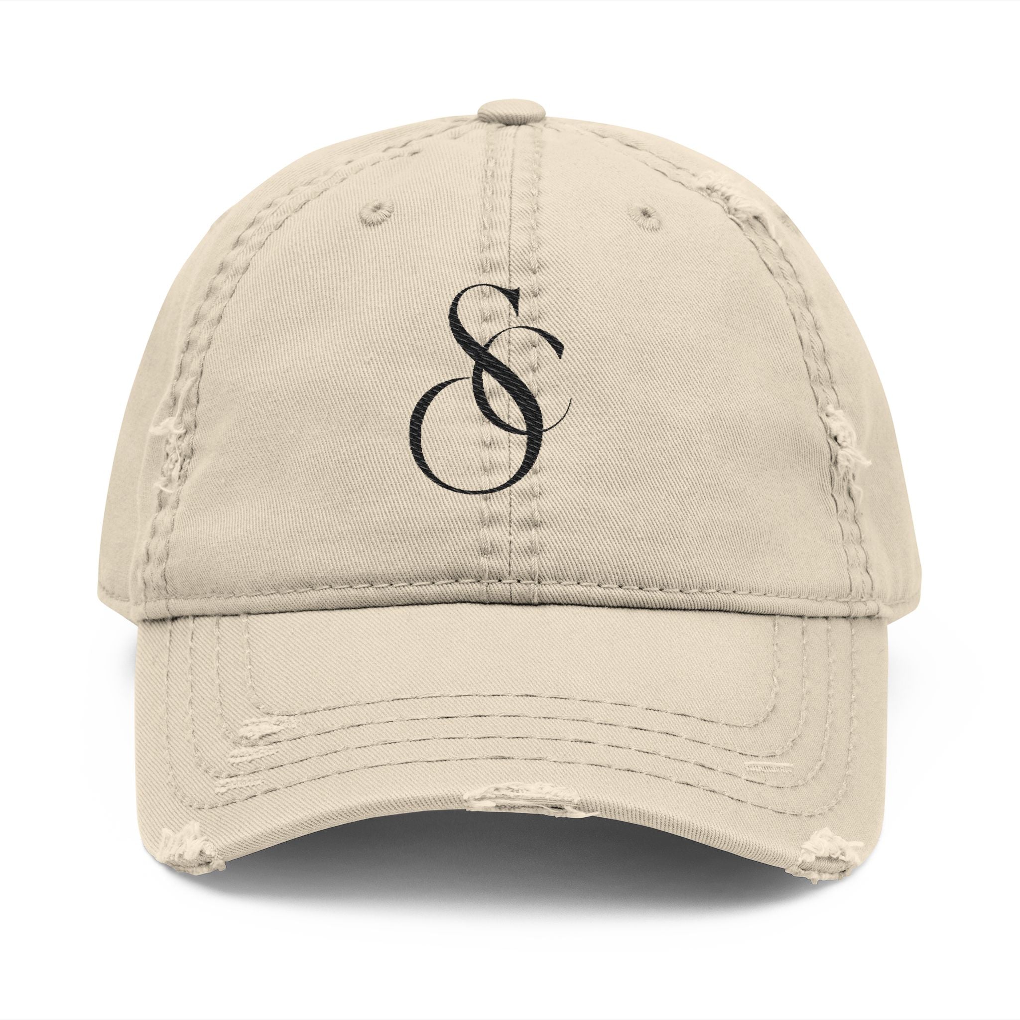 Khaki | Distressed Baseball Hat