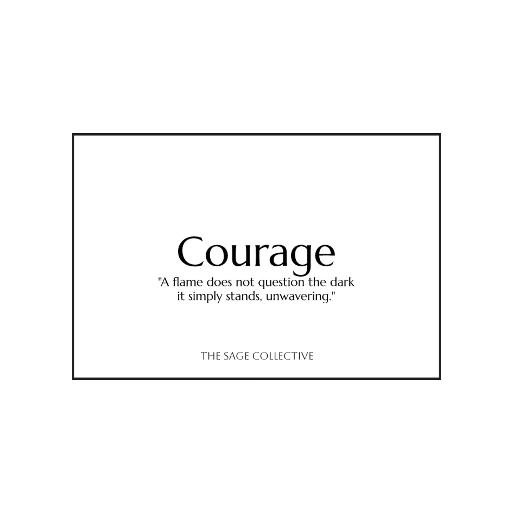 Courage | Scented Soy Candle