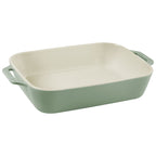 STAUB Ceramique Rectangular Baking Dish Set Eucalyptus 3 Piece-2