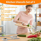 5Pcs Stainless Steel Kitchen Utensils Set-2