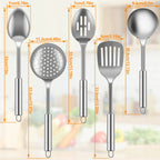 5Pcs Stainless Steel Kitchen Utensils Set-4