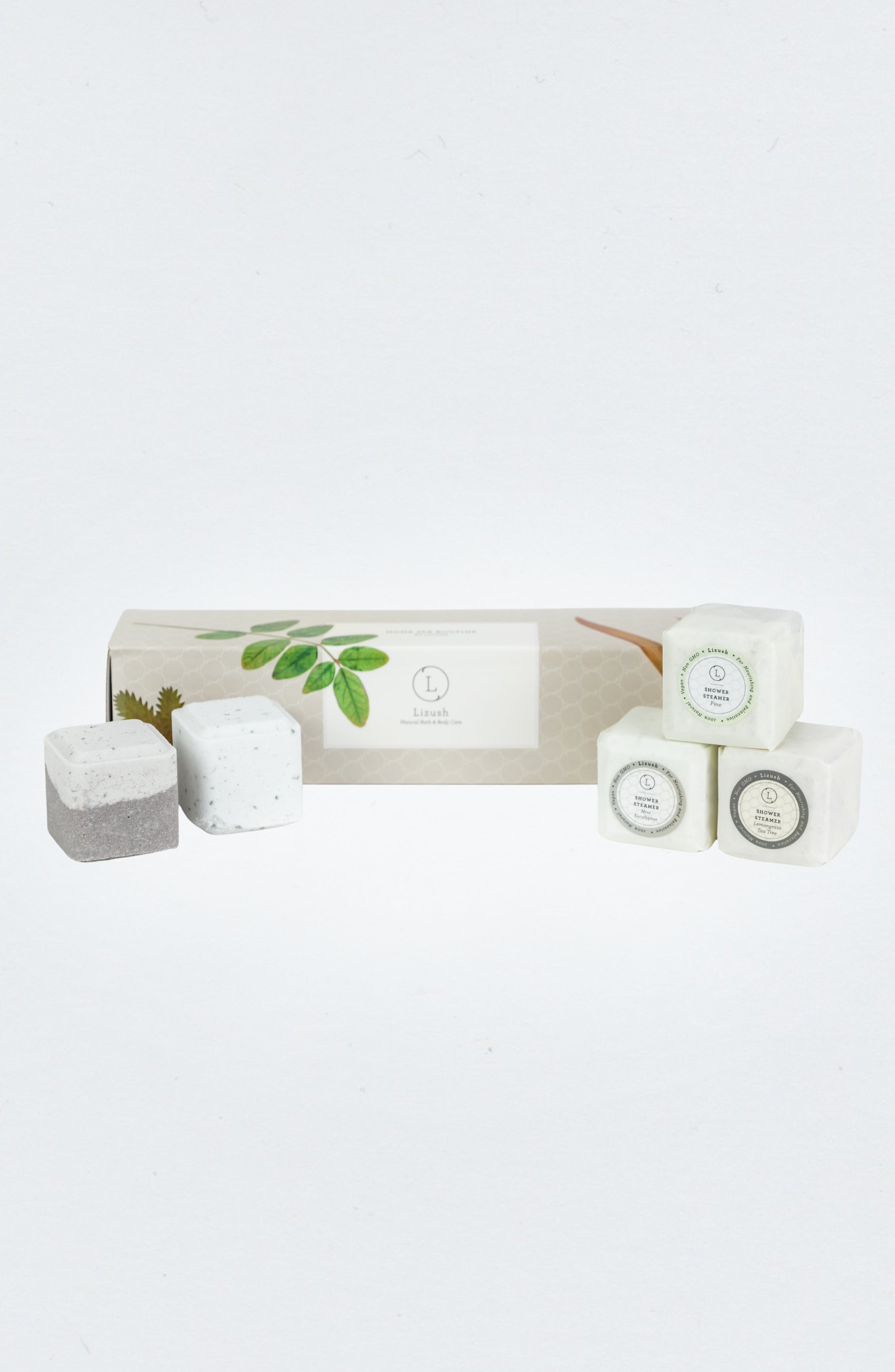 Earthy Shower Steamer, Refreshing Gift Box for Men and Women, Set of 5 Shower Steamers-1