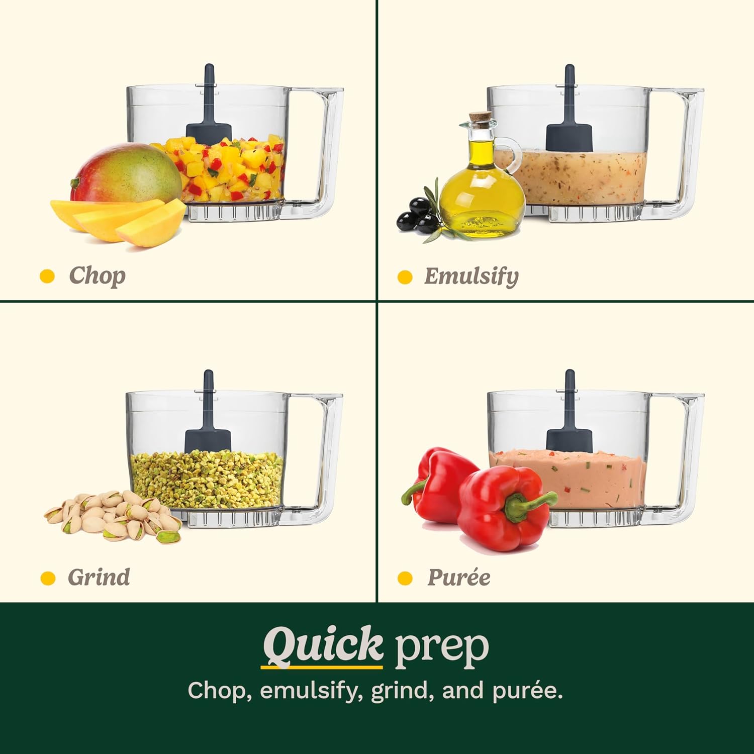 Cuisinart Mini-Prep® Plus Food Processor – 24 oz Compact Chopper & Grinder