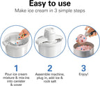 Hamilton Beach Ice Cream & Frozen Yogurt Maker – Homemade Desserts Made Easy