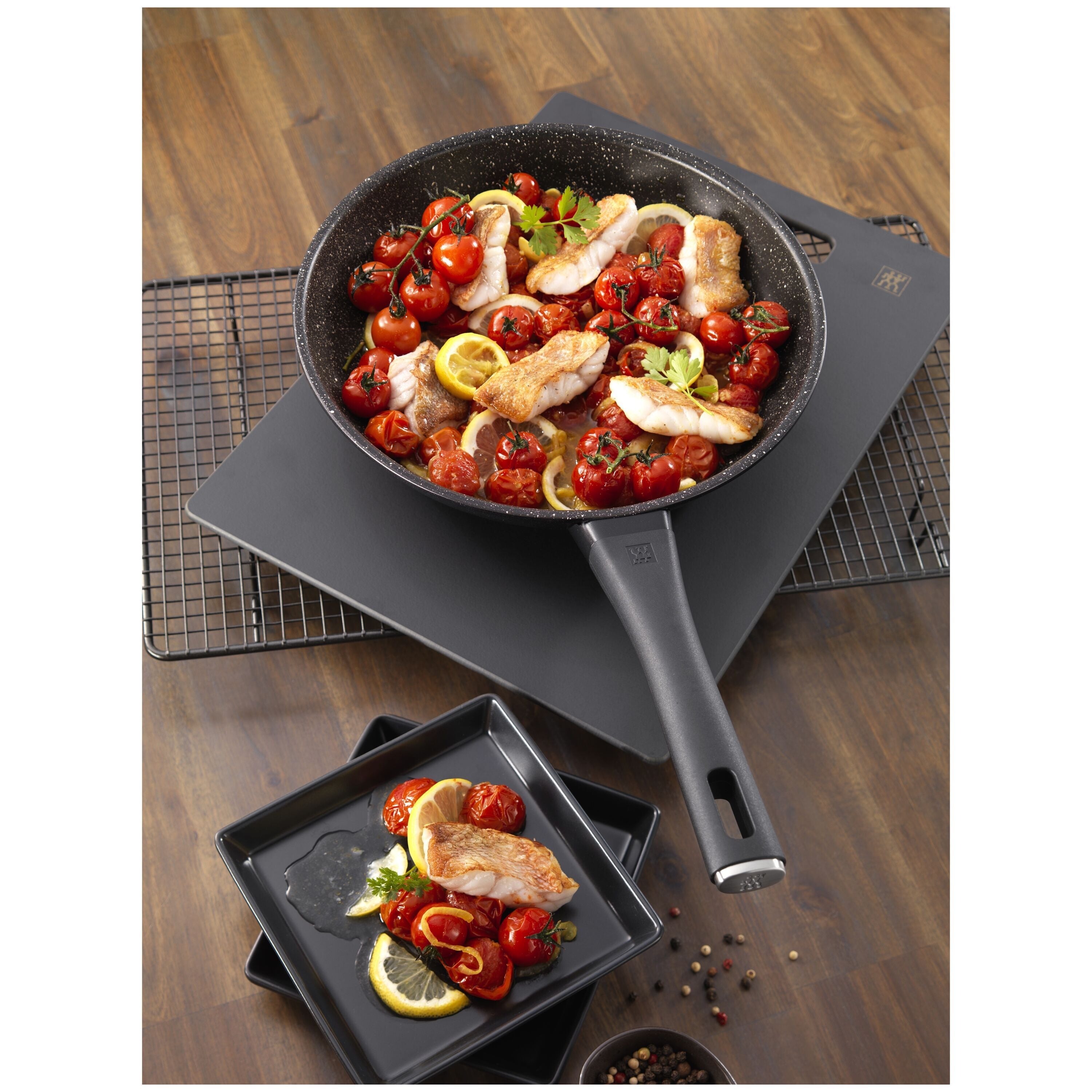ZWILLING Marquina 3 Piece Aluminum Fry Pan Set-3