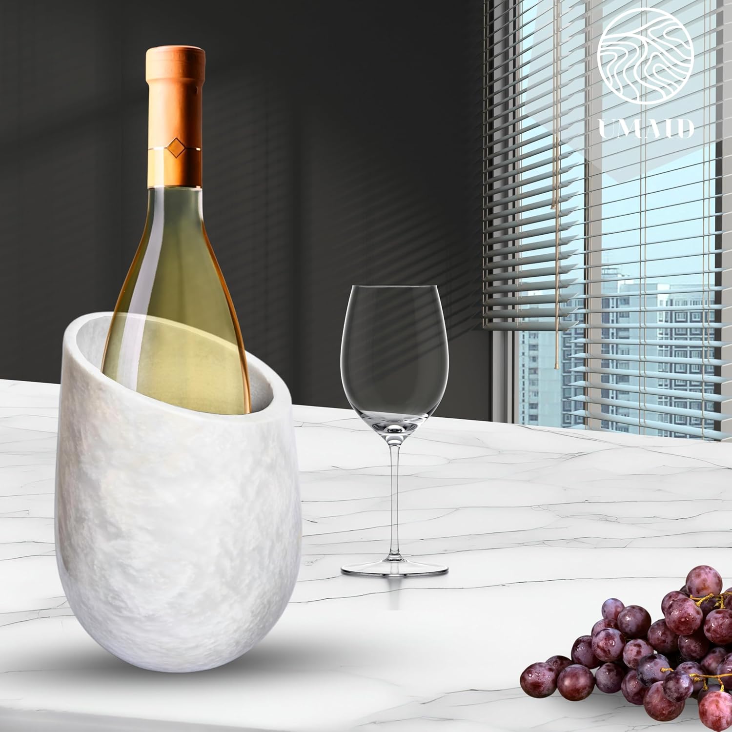 Elegant Marble Wine Cooler – UMAID Wine & Champagne Chiller