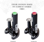 Ivation Electric Wine Opener Set – Cordless Automatic Corkscrew with Aerator & Preserver