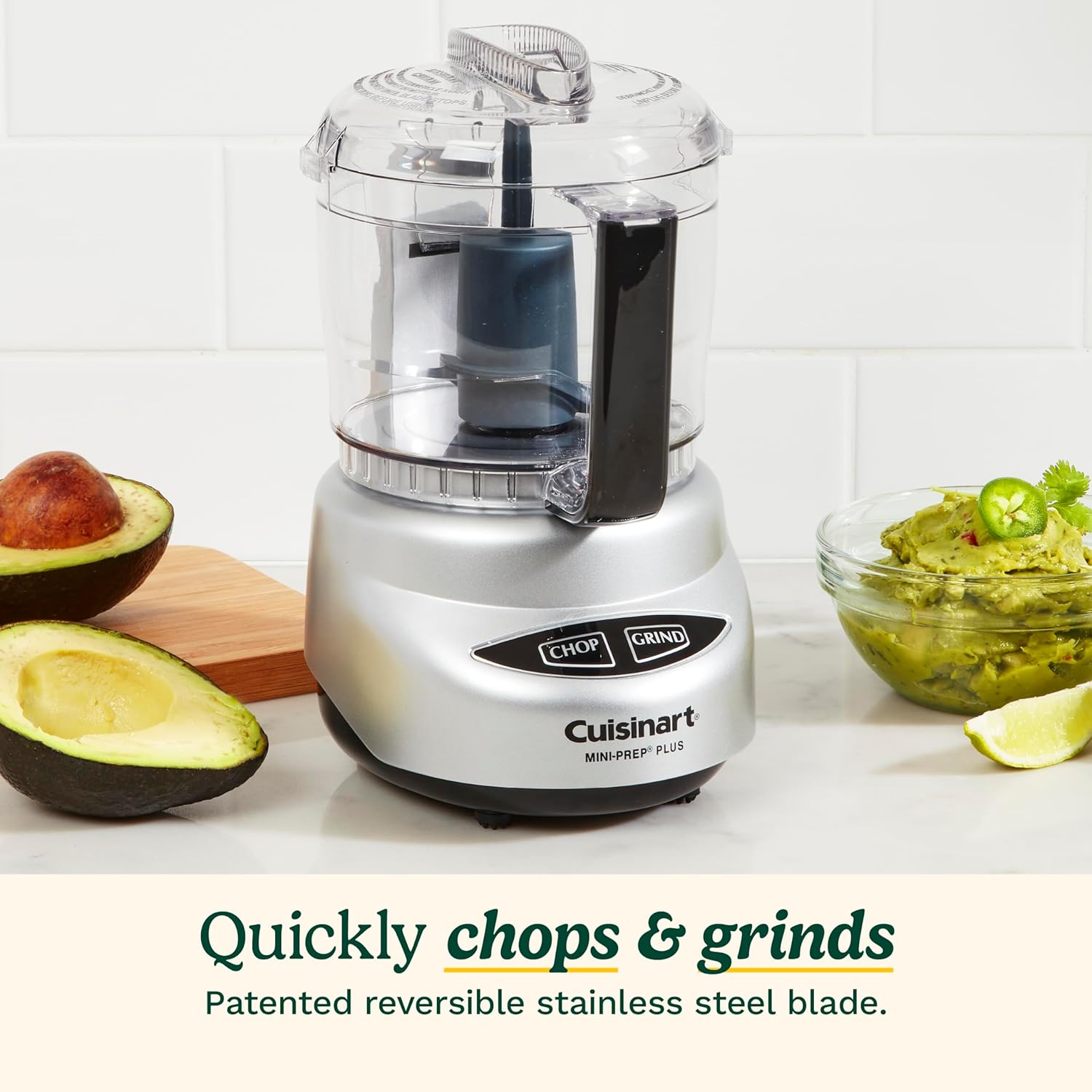 Cuisinart Mini-Prep® Plus Food Processor – 24 oz Compact Chopper & Grinder