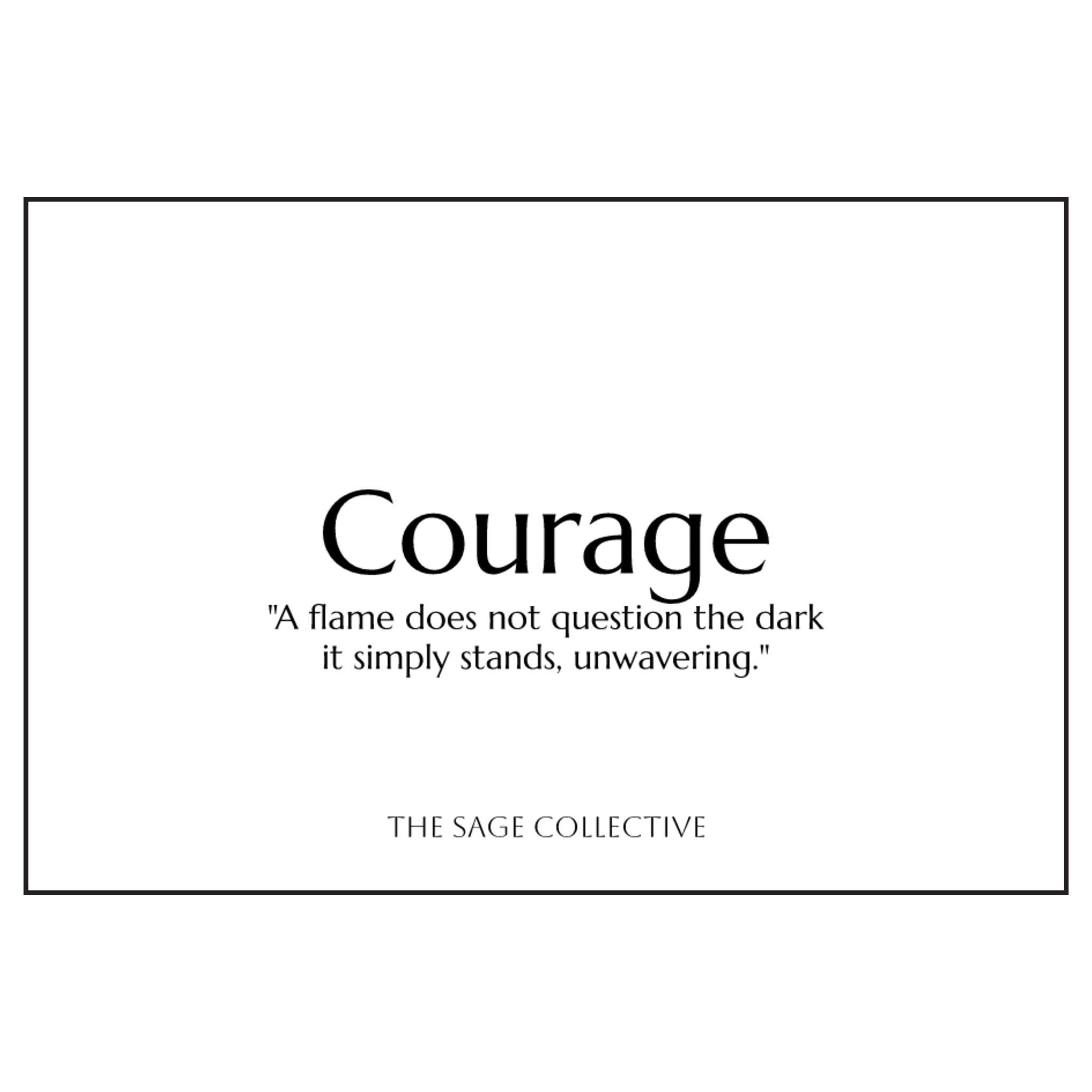 Courage | Scented Soy Candle