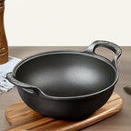 Pre-Seasoned Cast Iron Skillet with Dual Handles-1