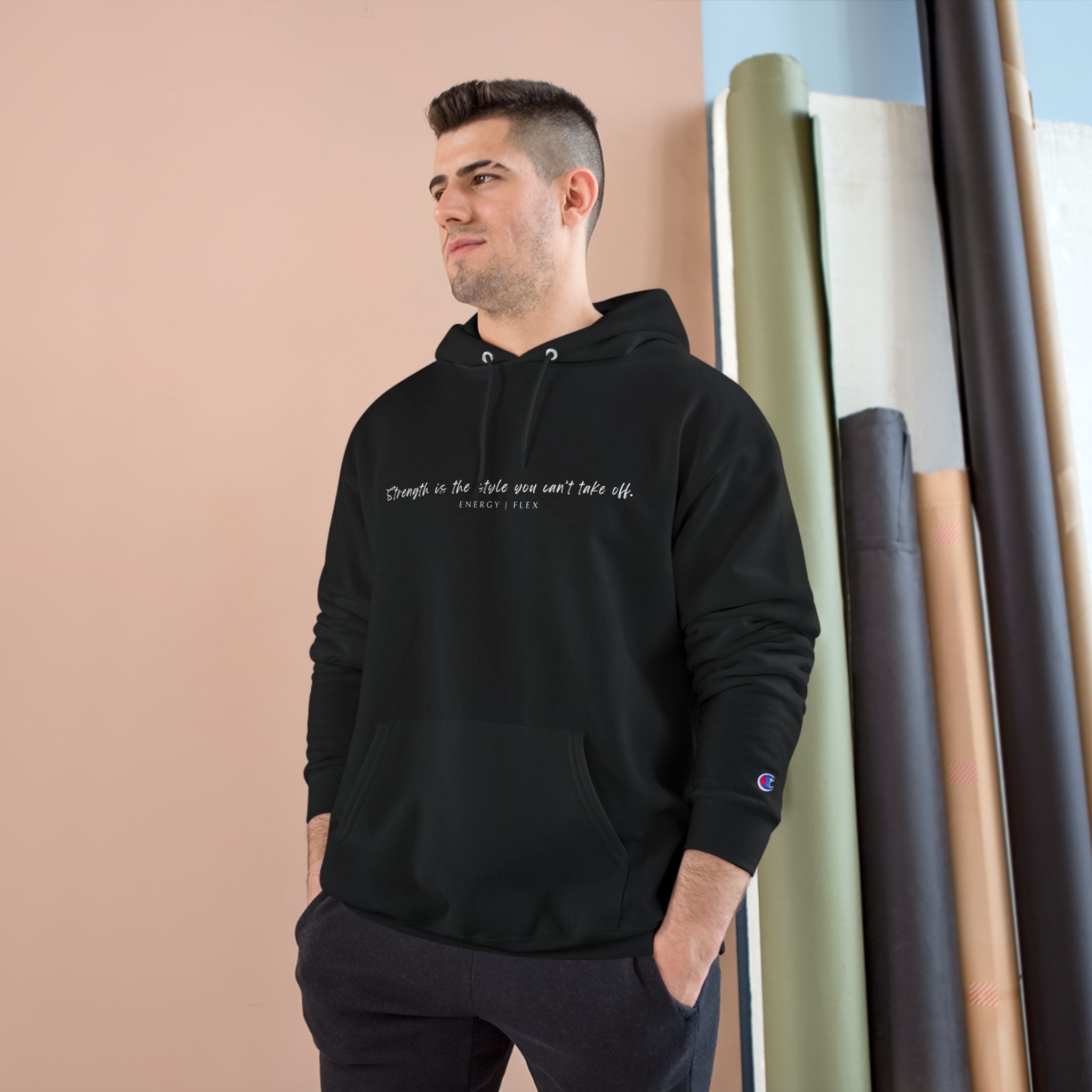 Inspirational Champion Hoodie - Strength & Sage Talk