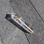 Clear Crystal Quartz Pipe-2