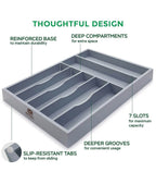 Gray Silverware Tray-3