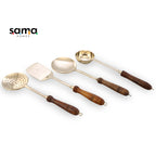 Handcrafted Brass Cooking Cutlery Set | Eco-Friendly Kitchen Tools for Culinary Artistry | Durable, Stylish & Sustainable Utensils-1