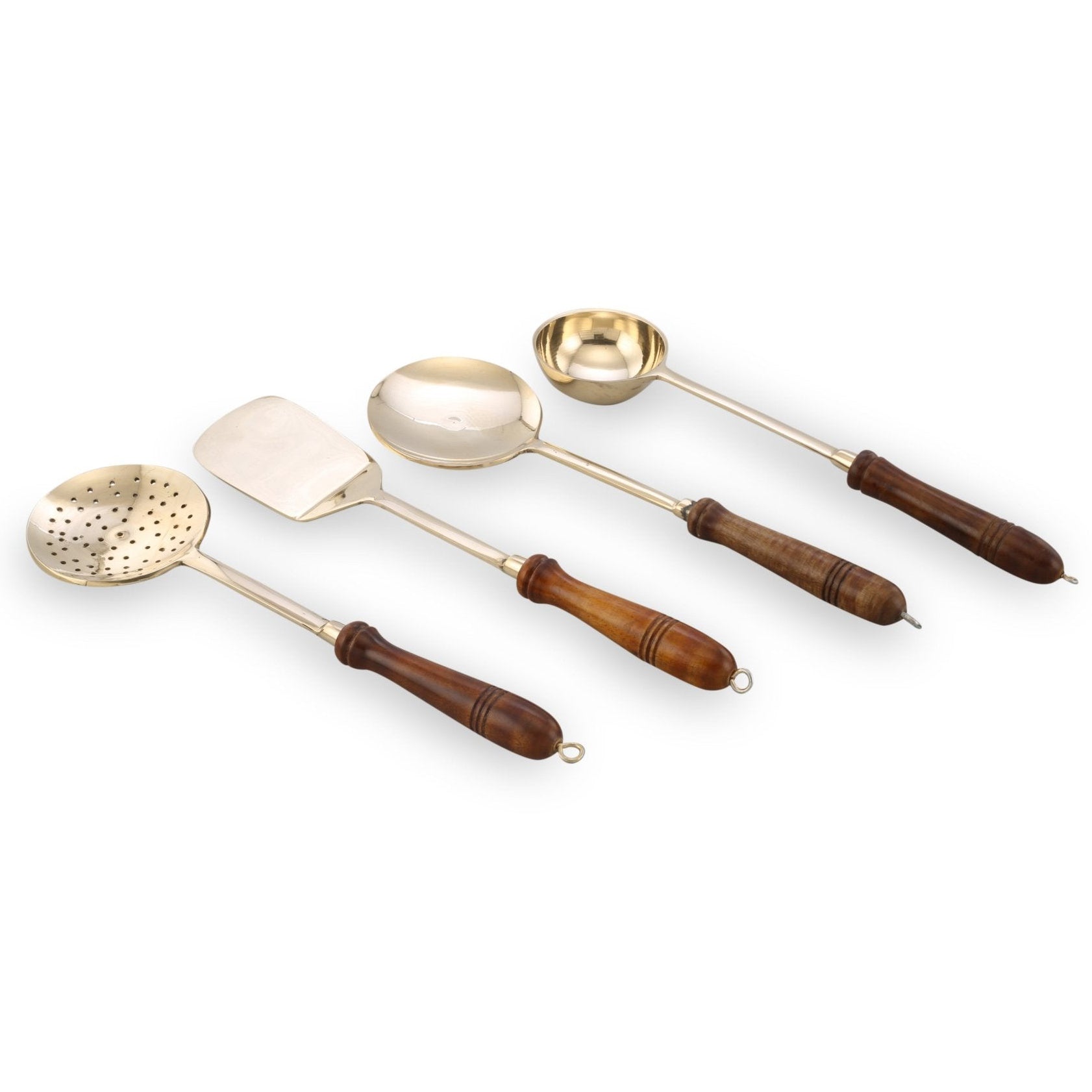 Handcrafted Brass Cooking Cutlery Set | Eco-Friendly Kitchen Tools for Culinary Artistry | Durable, Stylish & Sustainable Utensils-0