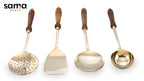 Handcrafted Brass Cooking Cutlery Set | Eco-Friendly Kitchen Tools for Culinary Artistry | Durable, Stylish & Sustainable Utensils-2