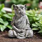 Zen Pup Buddha Dog Statue (9" x 6.5")-0