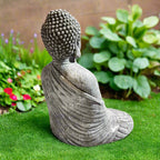 Meditative Buddha Garden Statue (11.5" x 9")-3