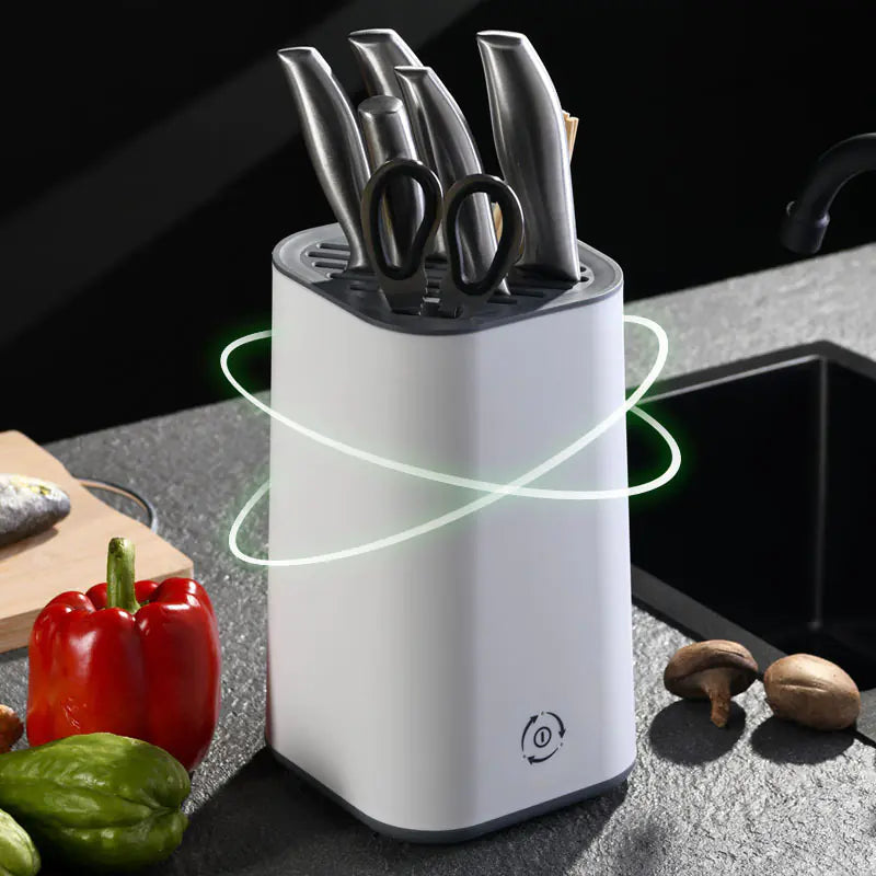 Smart UV Sterilizer Knife Holder for Kitchen Tools