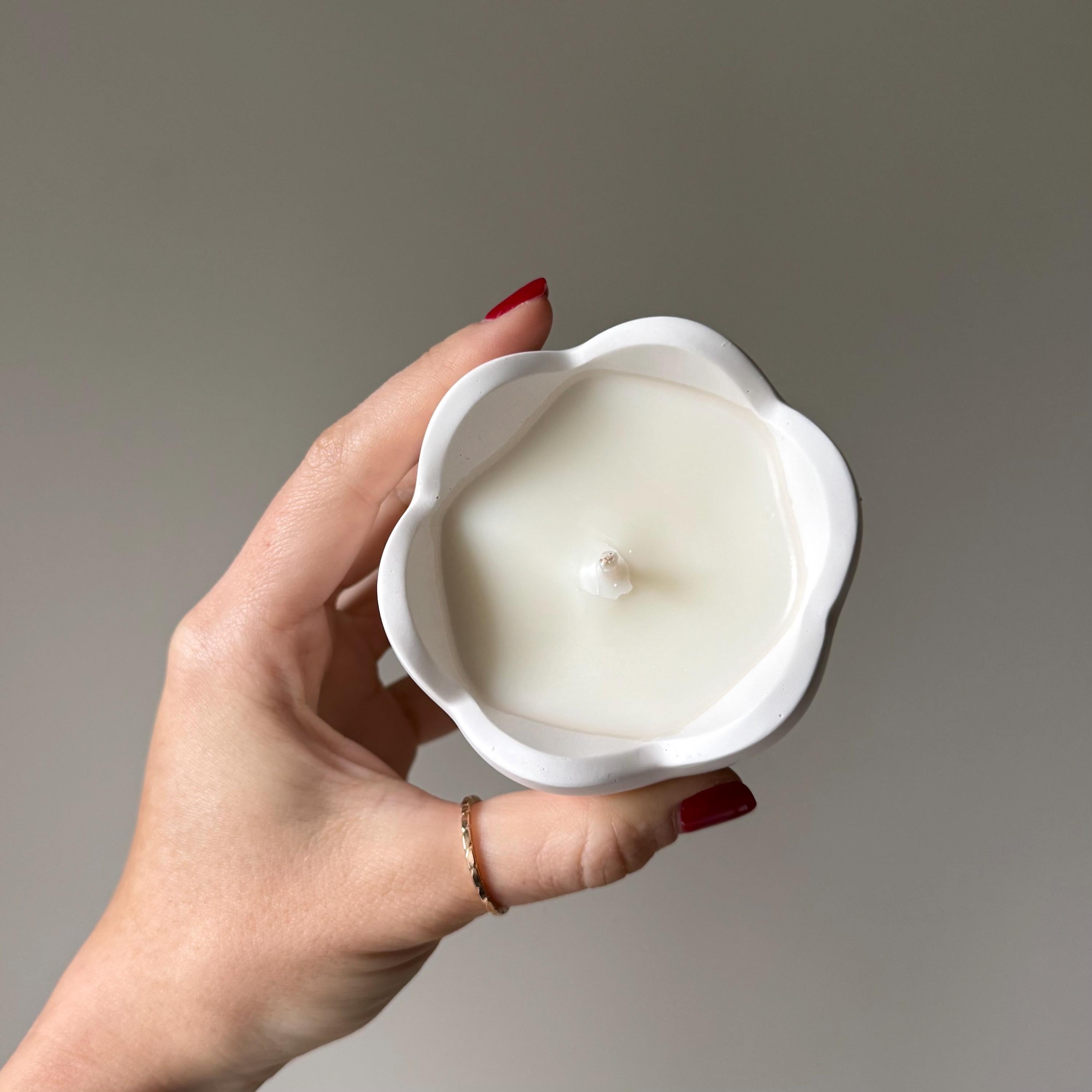 Flower Jar Soy Wax Candle-4