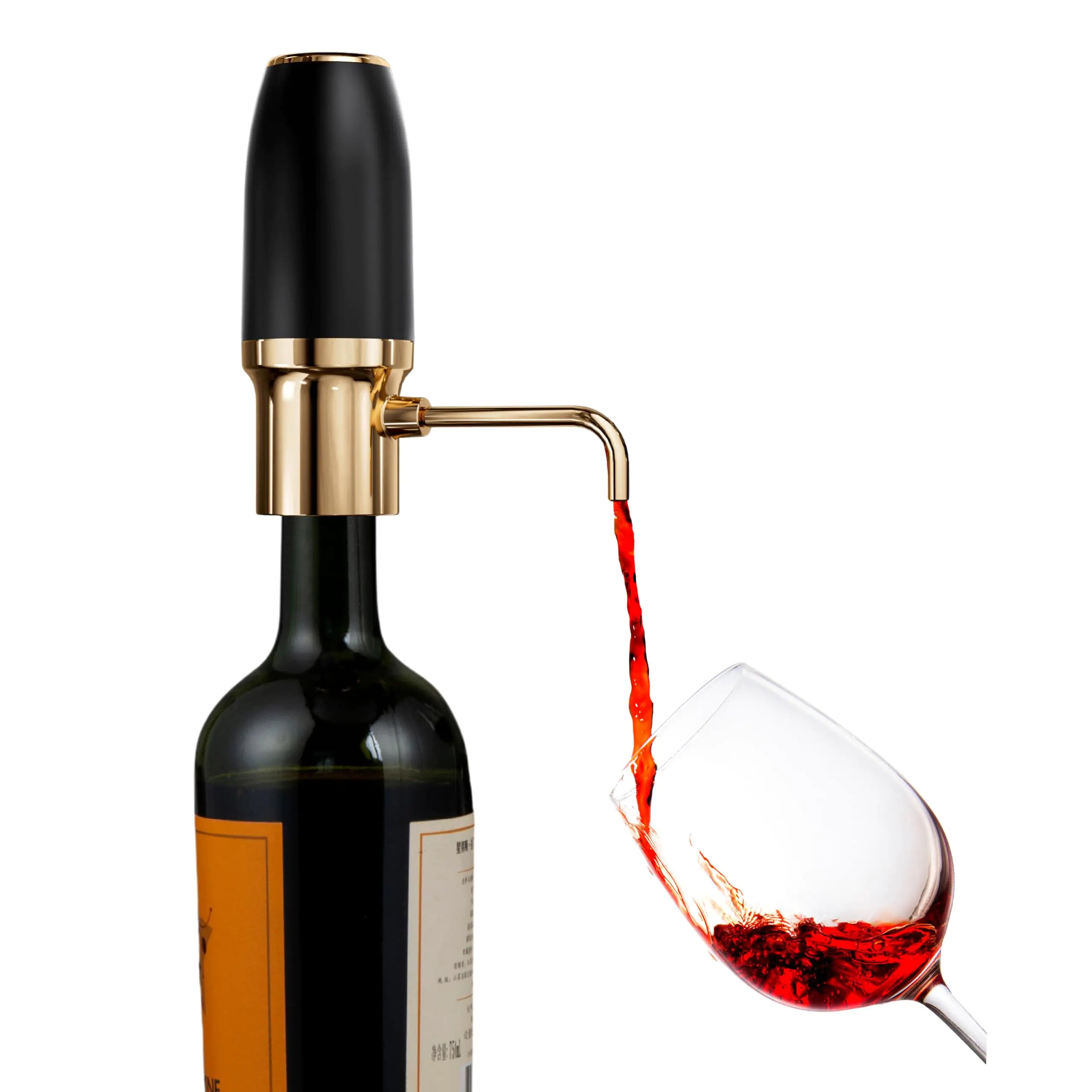Sip & Shimmer Electric Wine Aerator – Rechargeable Dispenser & Wine Pourer
