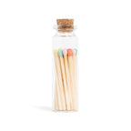 Matches | Small Corked Vial | Pastel Mix Tip-0